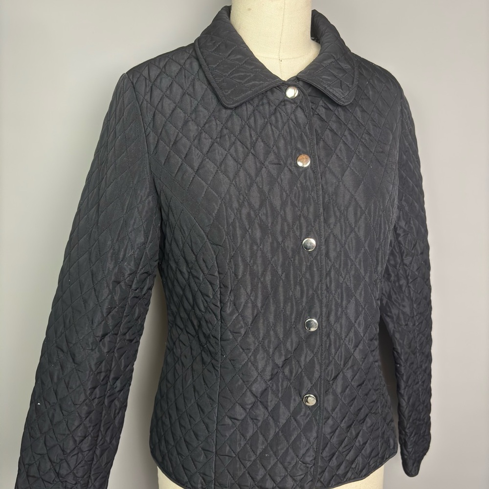Briggs New York Black Quilted Puffer Jacket